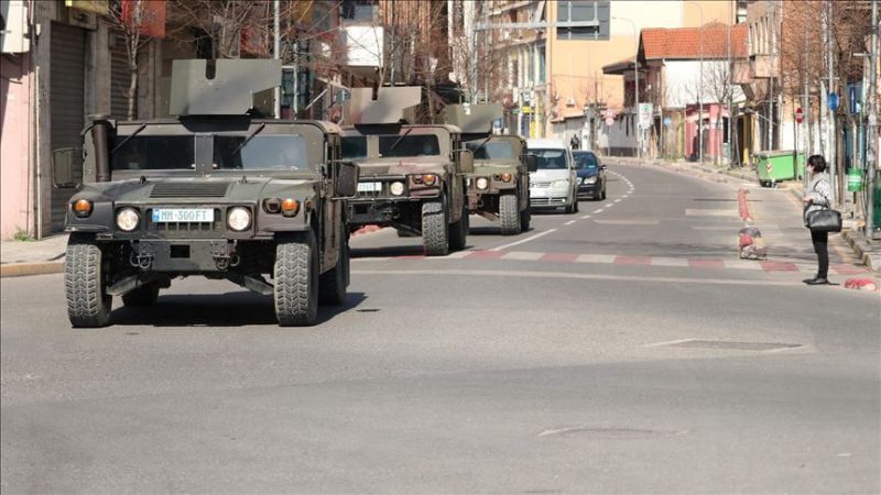 In Albania the military is committed to anti virus measures