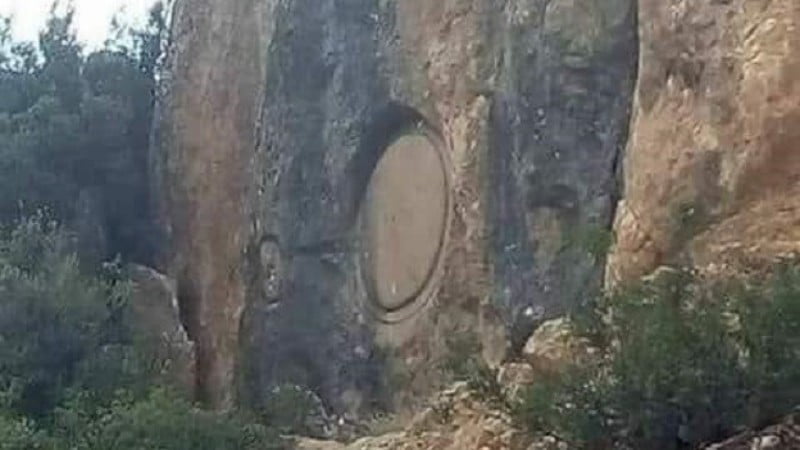 mysterious circle appeared on the slope of Mersin Mountain in Turkey