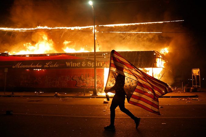 America is on fire 1 Minneapolis protests