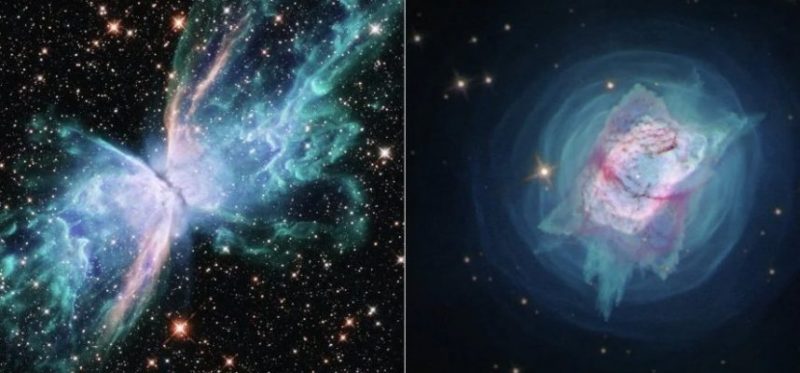 Hubble captures stunning images of dying stars
