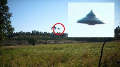 UFO flew over a Polish village