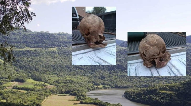 Very strange skull was discovered at a ranch in Texas