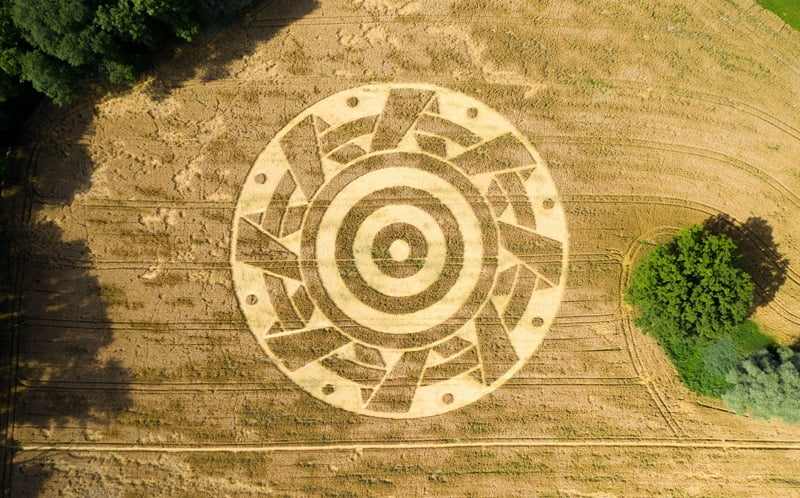 Field drawing discovered in Germany