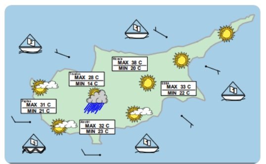 Meteorologists the weather in Cyprus is crazy