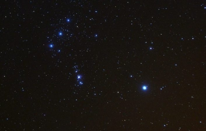 Why did the star in the constellation Orion lose its brightness