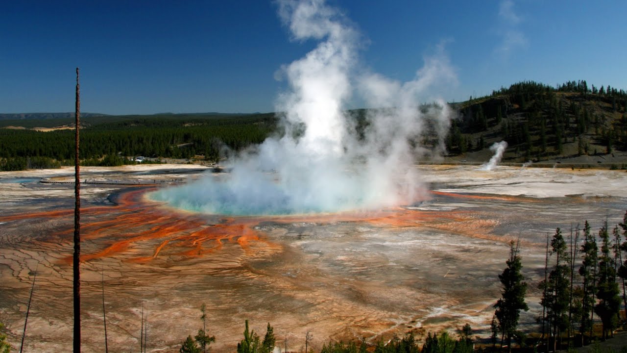 Yellowstones state in June 2020 Steamboat geyser began to erupt more often and the caldera still settles