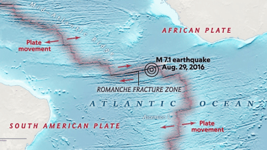 Boomerang earthquake recorded at the bottom of the Atlantic Ocean
