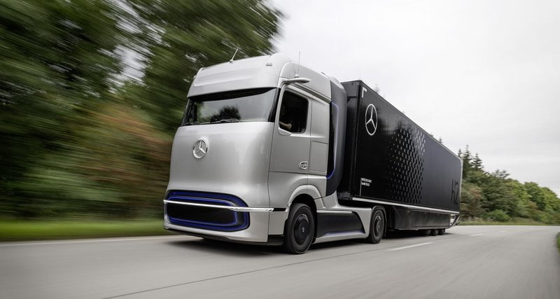 Hydrogen truck Mercedes Benz