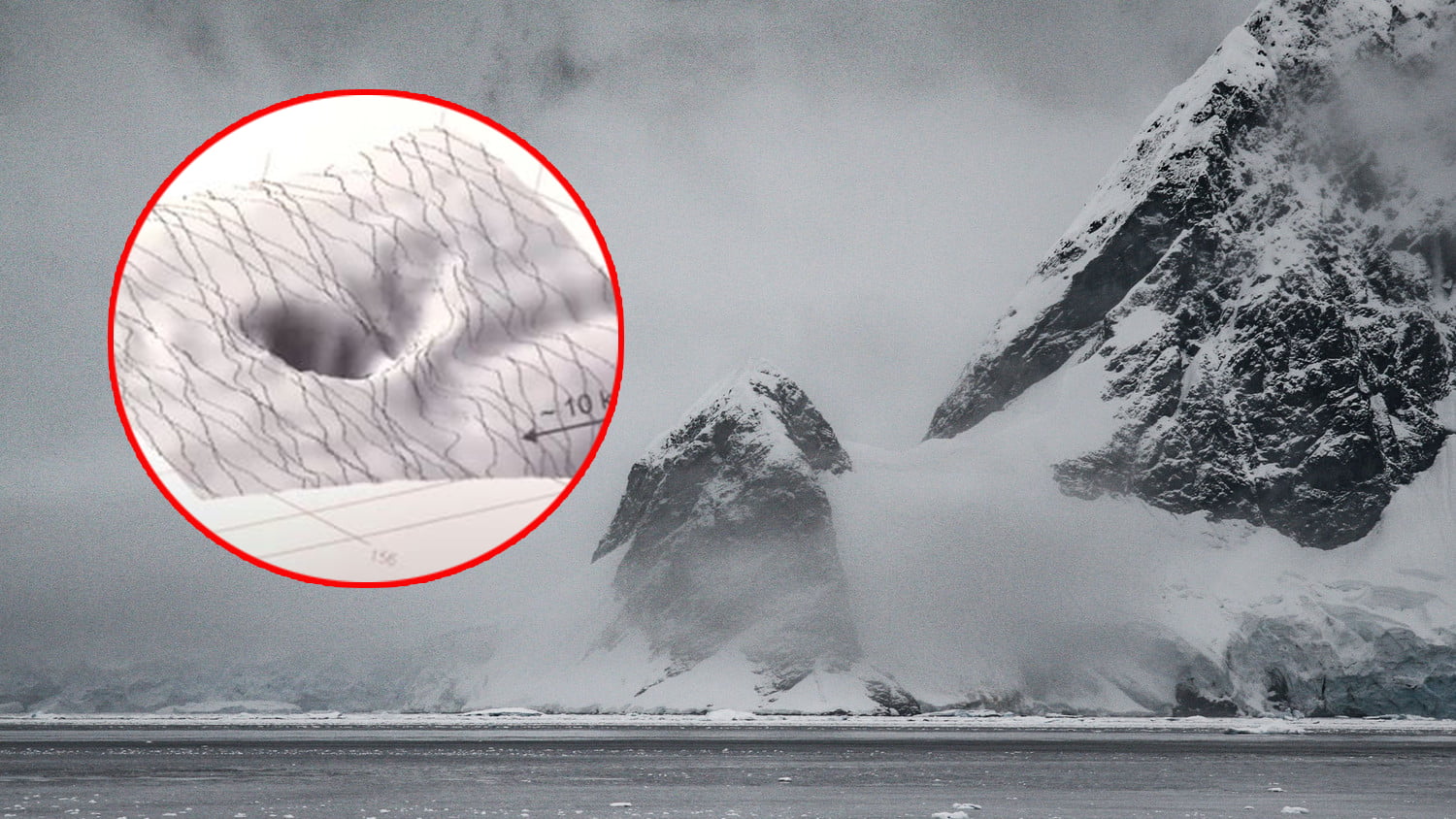 Huge hole discovered in satellite images of Antarctica