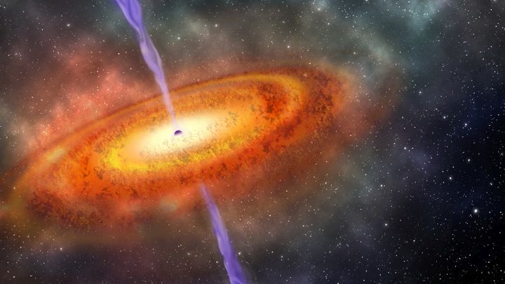 Astronomers move Earth to a supermassive black hole