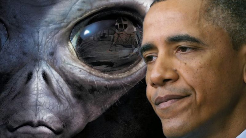 Barack Obama hinted that aliens exist