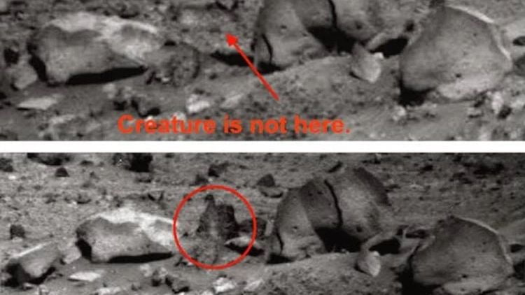 Mars rover captures rocks jumping from place to place on Mars 2