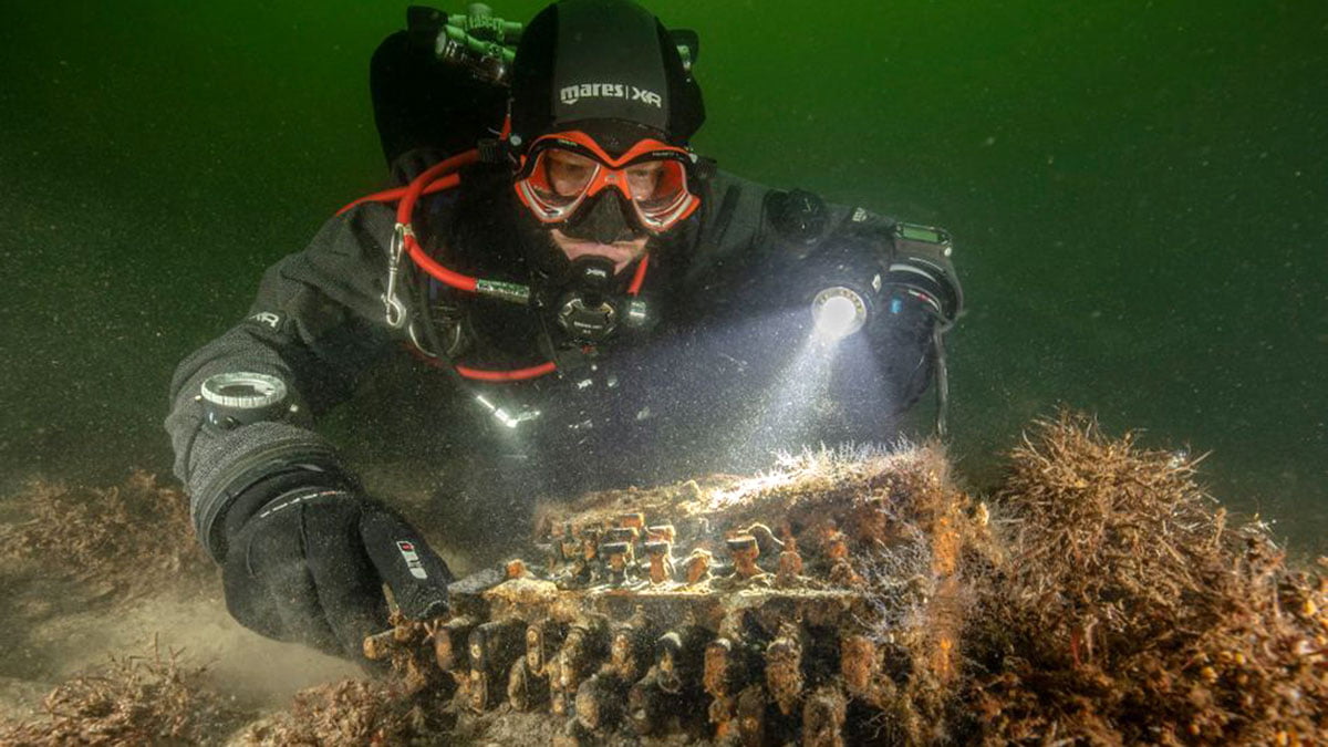 Secret German device discovered in the Baltic Sea