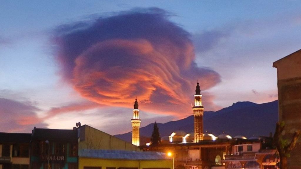 clouds appeared over Turkey
