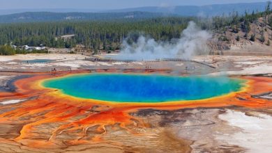 large scale series of earthquakes began in Yellowstone at the fault