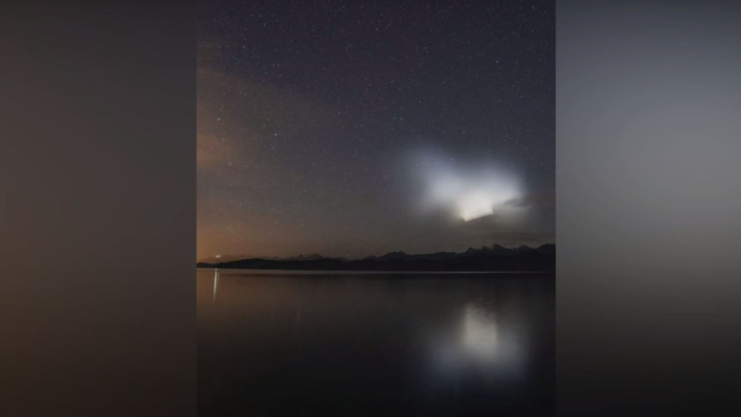 mysterious glow was filmed in the night sky over Argentina