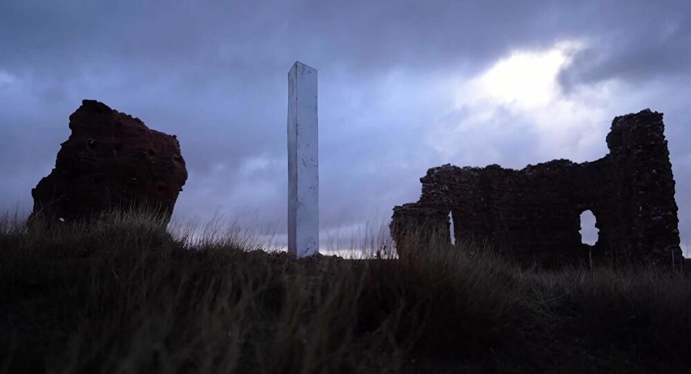 new mystical monolith discovered in the ruins of a Spanish church
