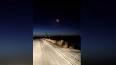 red round cloud appeared in the sky over China