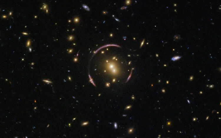 Hubble photographed the largest known Einstein rings