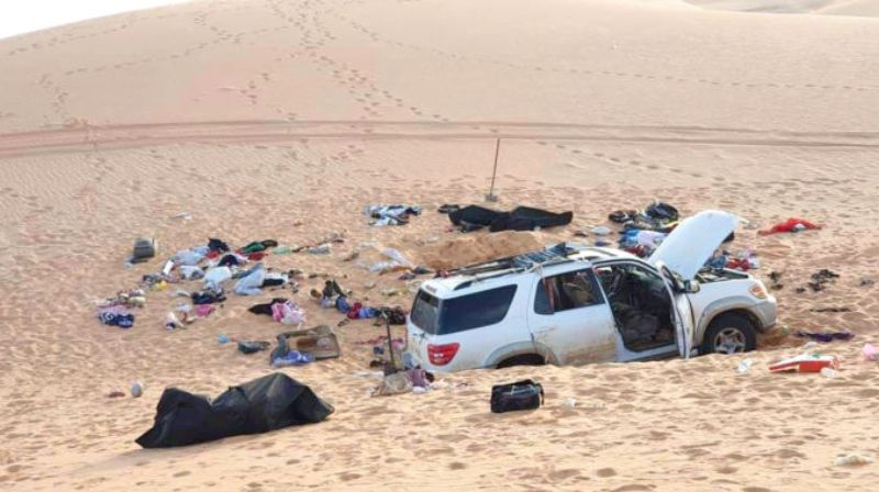 Eight bodies and a heartbreaking note found in a car stuck in the Libyan desert