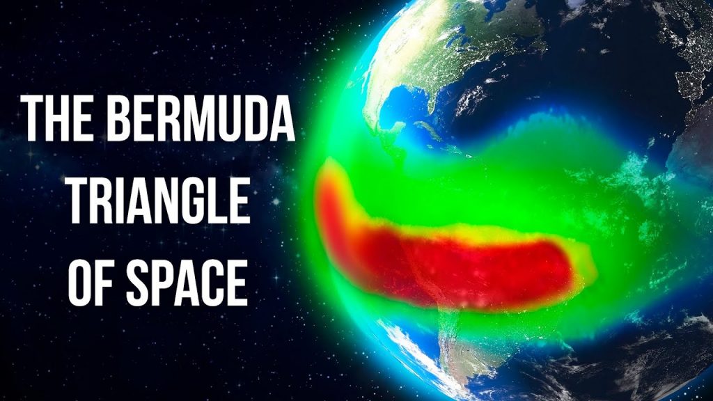 Space anomaly turns off satellites and computers of the ISS in the Bermuda triangle of space