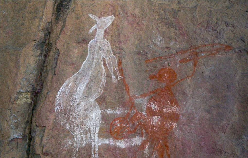 The oldest rock art of Australian aborigines found in the northwest of the continent