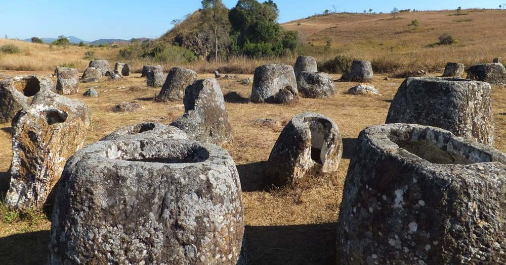 Archaeologists found out the age of giant jugs found in Laos