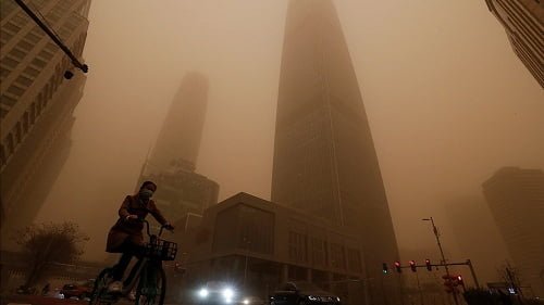Worst sandstorm in decades hits China