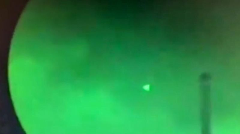 The video captured a UFO that surrounded the ship of the US Navy