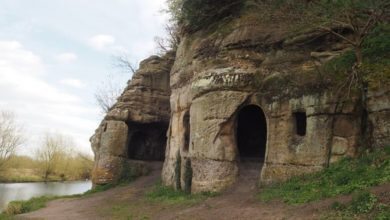 In Great Britain found the cave in which the exiled king lived