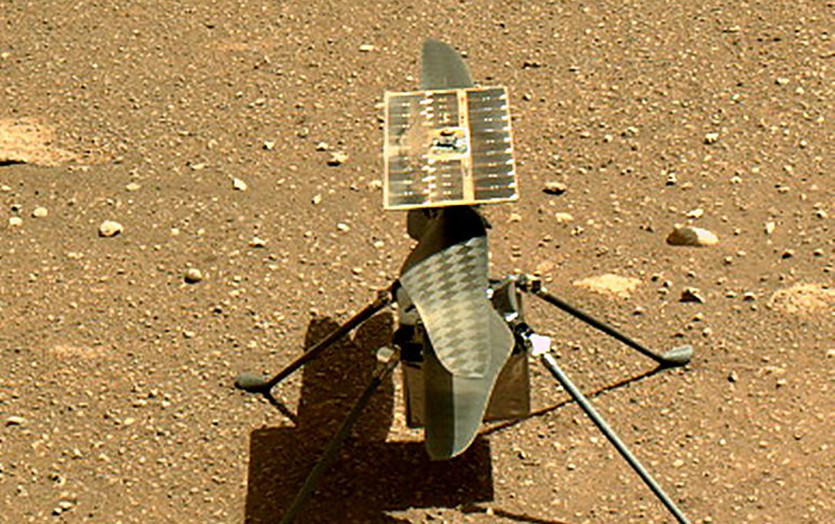 Mars helicopter Ingenuity flies to a new location for the first time