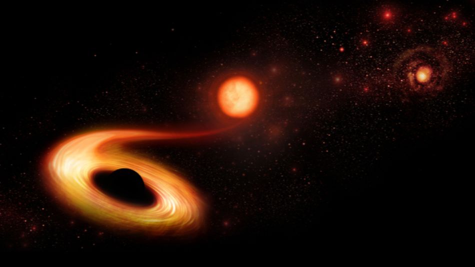 Astronomers have learned how to feed a supermassive black hole