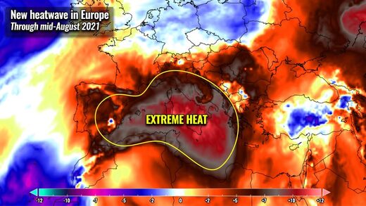Extreme heat hits historic temperature records in Europe