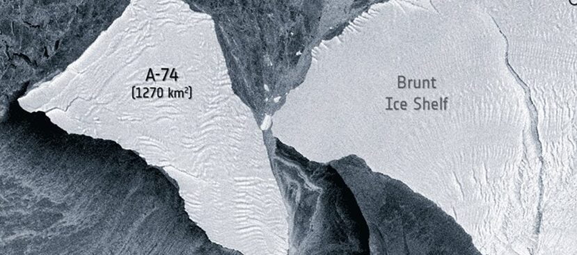 Huge iceberg nearly crashed into Antarctica