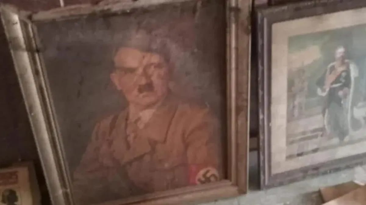 In Germany a family found Nazi artifacts after a flood