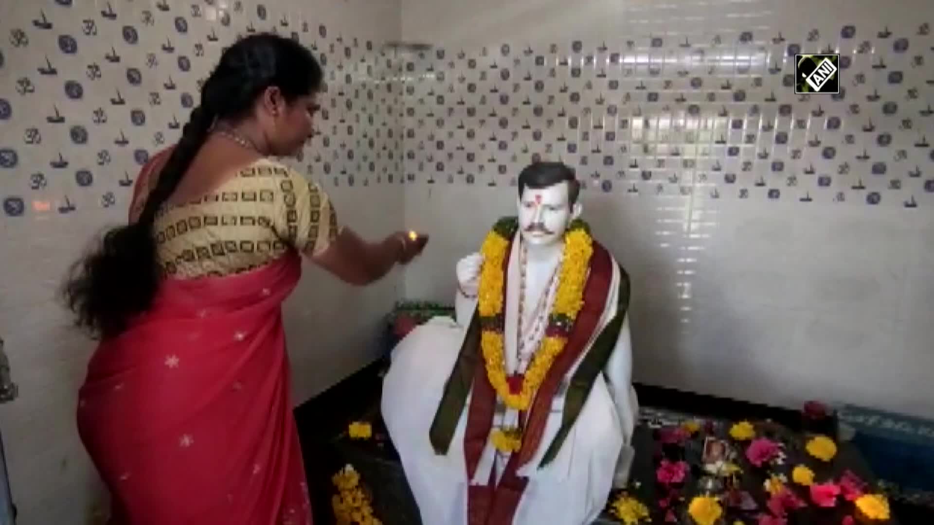 Indian woman builds temple in honor of her deceased husband