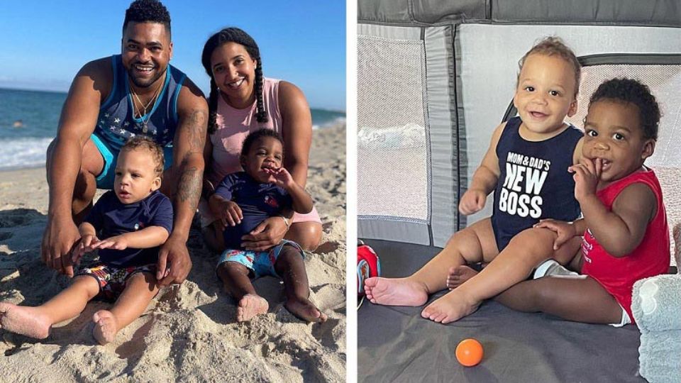 couple from the United States had twins of different races