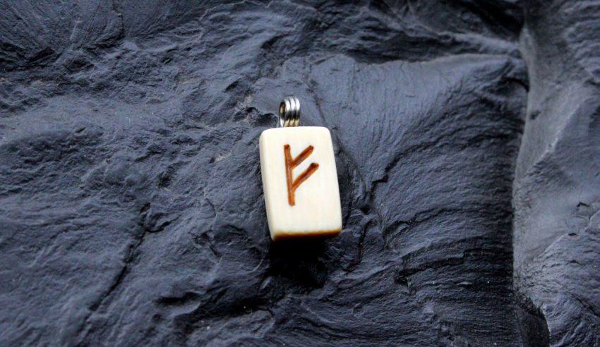 Modern Fehu Rune Viking Symbol of wealth and good fortune Sticker for  Sale by Sarocha Kaewsanod  Redbubble