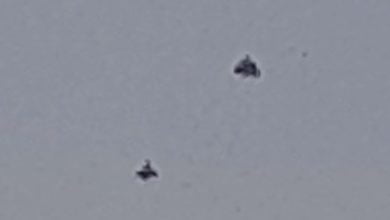 Two UFO transformers observed over Almaty Kazakhstan