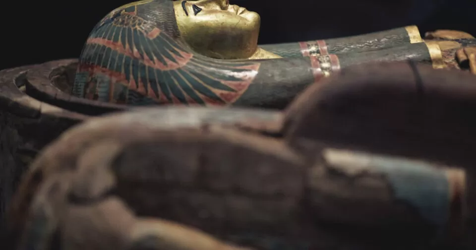 Mummies with golden tongues found in Egyptian tombs