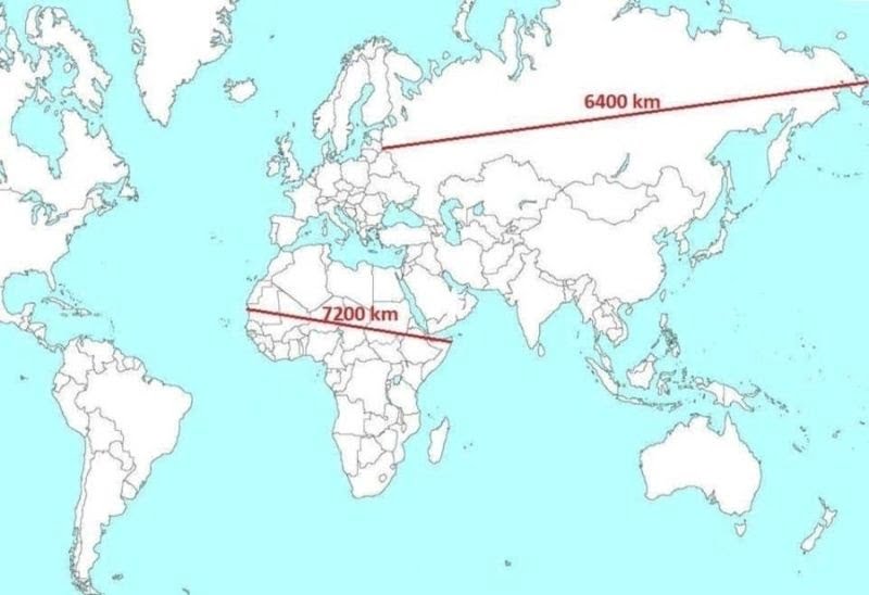 Strange map of the world puzzled netizens 1