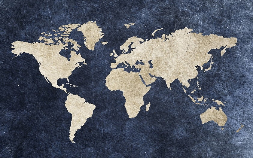 Strange map of the world puzzled netizens 2