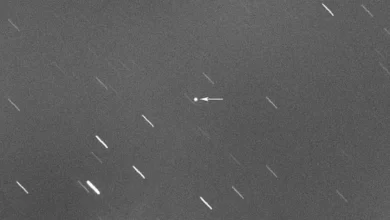 Astronomer captures a huge asteroid flying past the Earth
