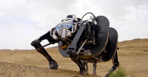 China has developed a huge walking military robots