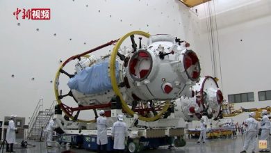 China tests the manipulator arm of the new orbital station 1