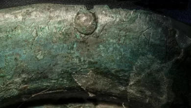 Inside the Etruscan helmet archaeologists have found a mysterious inscription