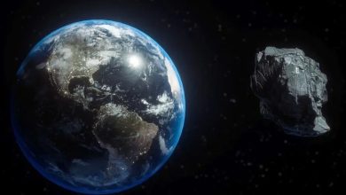 Kilometer long asteroid approaching Earth captured on video