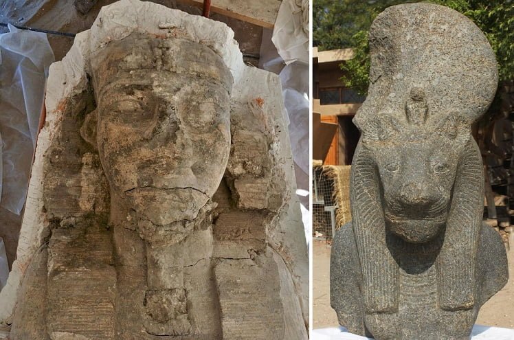 More than 3 000 years old sphinx statues found in Egyptian tomb