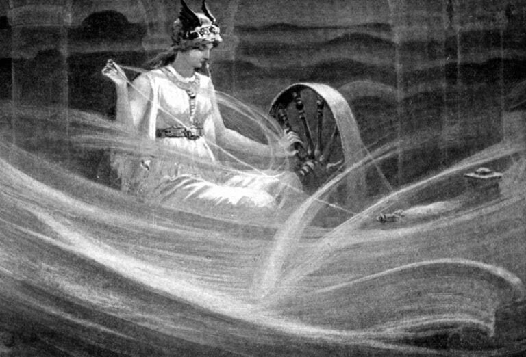 Norse mythology the supreme goddess Frigga and her broken heart