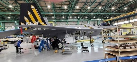 South Korea showed a two seat version of the KF 21 Boramae fighter 1